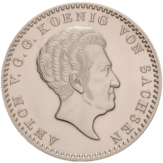 Saxony Saxony ⅓ thaler, 1827-1830 coin 1