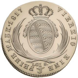 Saxony Saxony ⅓ thaler, 1806-1817 coin 2