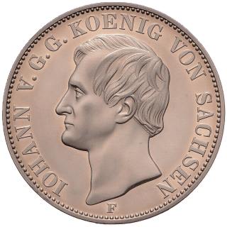 Saxony Saxony 1 thaler, 1855-1856 coin 1