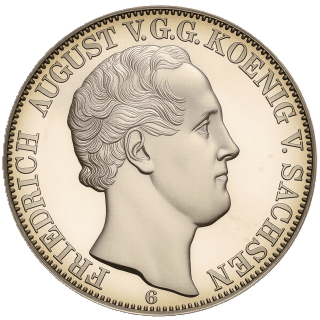 Saxony Saxony 2 thaler, 1839-1854 coin 1