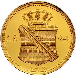 Saxony Saxony 1 ducat, 1824 coin 2