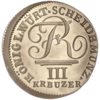 Württemberg Württemberg 3 kreuzer, 1807-1814 coin 1